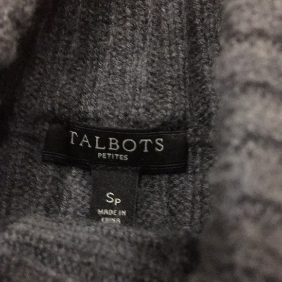 Talbots petite small button down sweater - Picture 6 of 7